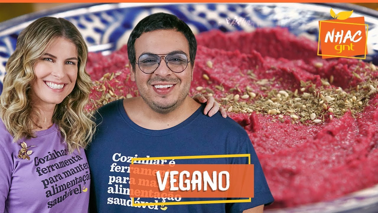 Homus de beterraba: Rita e Luis Lobianco ensinam aperitivo vegano | Rita Lobo | Cozinha Prática