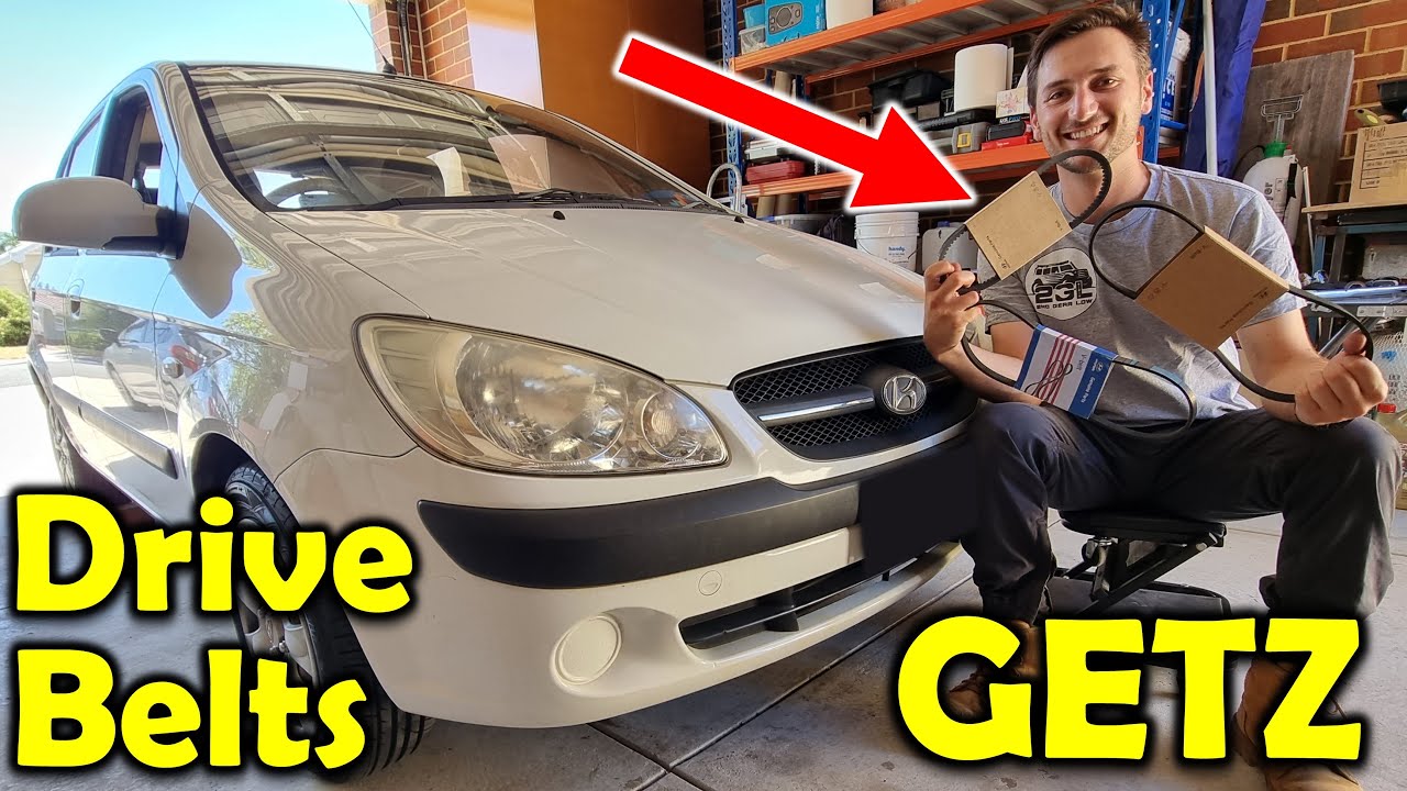 How to Replace Drive Belts - Hyundai Getz