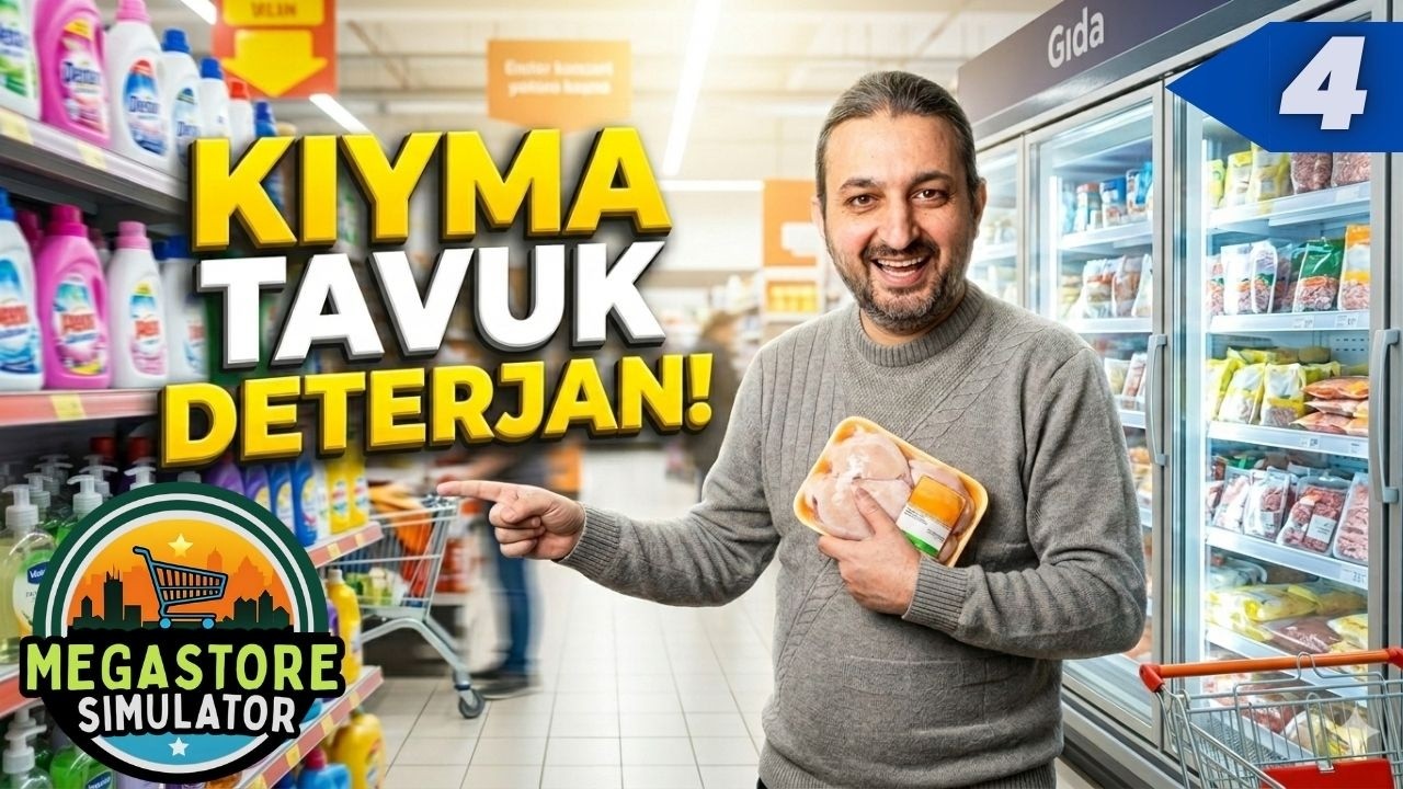 Donuk Dolap ve Deterjan Reyonu  | Megastore Simulator Türkçe Bölüm 4