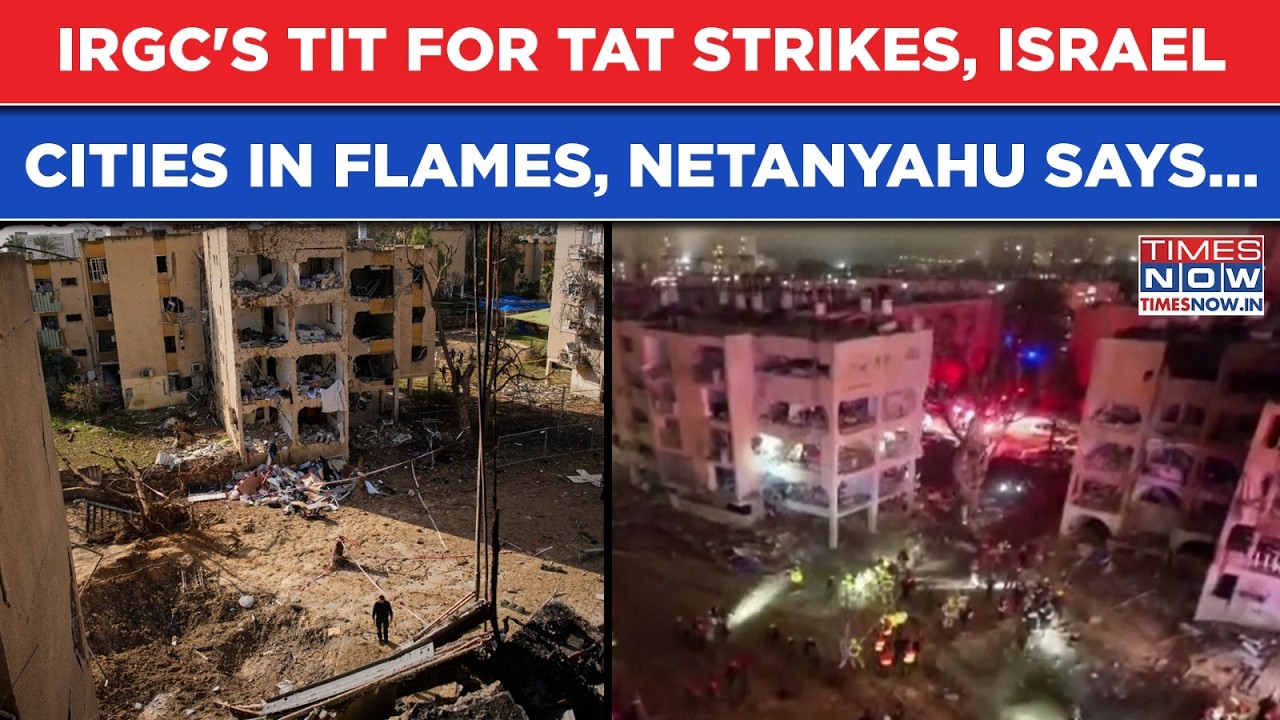 Iran Strikes Near Israel's N-Facility, Footage Reveals Horror In Arad: Burned Homes, Rubble| Watch