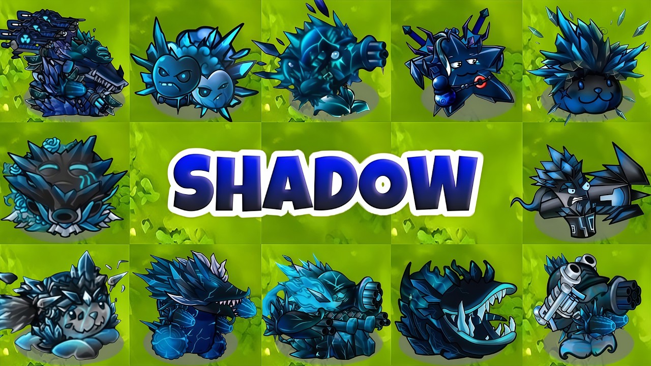 PVZ Fusion 3.4 Challenge - All SHADOW Plants VS  Black Football Tall-nut General - Who Will Win?