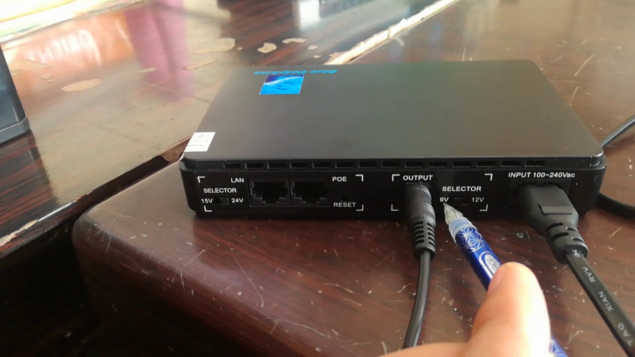 طريقة ربط USB -Blue Dolphins شحن -  لتشغيل النانو و الراوتر - مكتب ولاء الخزرجي لخدمات الانترنت