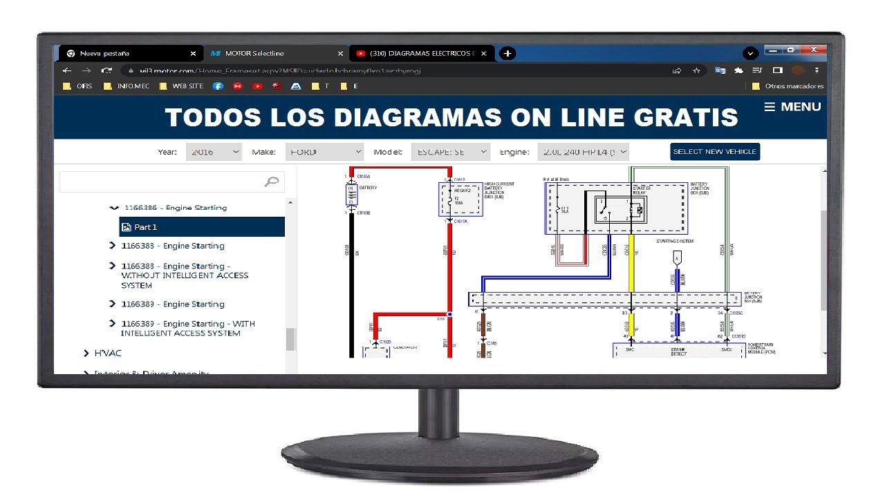 Diagramas  Gratis electricos automotrices gratis ford, nissan, chevrolet, motor, transmision.