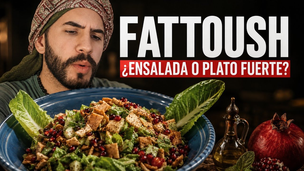 FATTOUSH | Ensalada árabe fresca, crujiente y con historia