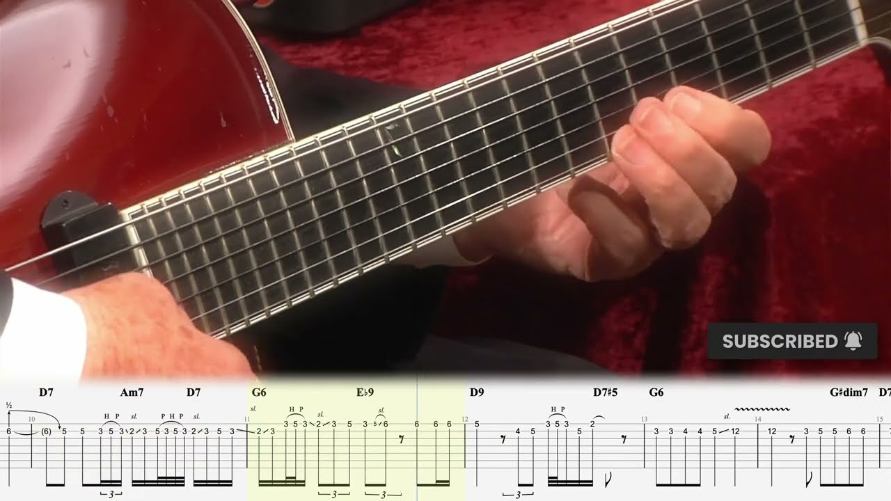 Bucky Pizzarelli Puts Melody BEFORE Chops EVERY Time - Jazz Guitar Tab