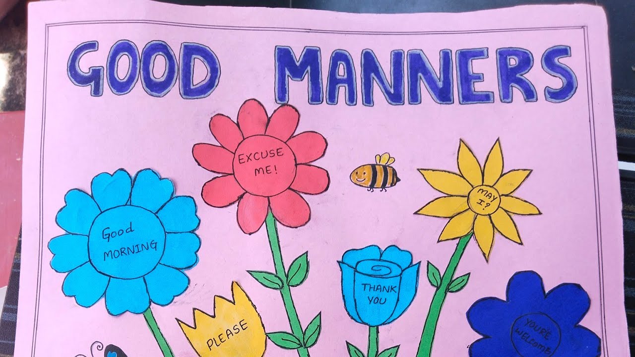 Anganwadi Classroom decoration ideas for Good Manners#good_manners #chart