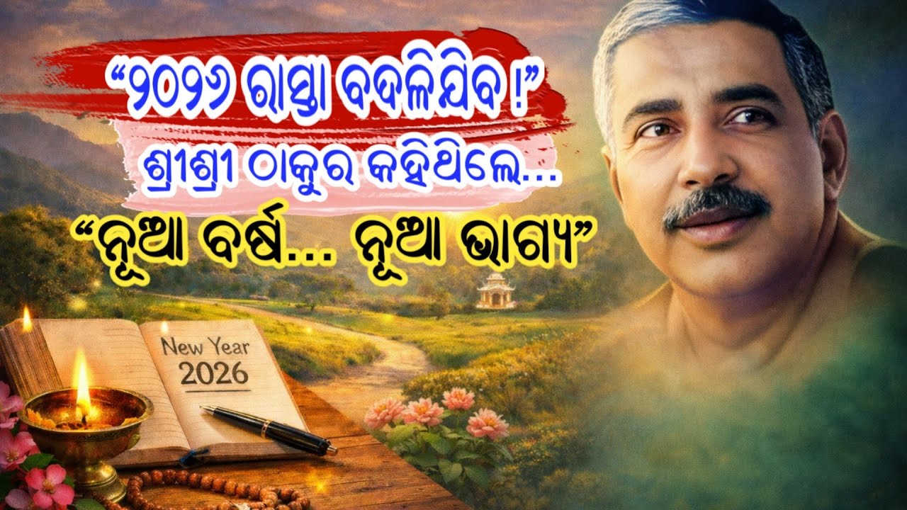 ୨୦୨୬କୁ ସୁନ୍ଦର କରିବା ପାଇଁ ଶ୍ରୀଶ୍ରୀ ଠାକୁରଙ୍କ ୨ଟି ମହତ୍ତ୍ଵପୂର୍ଣ୍ଣ ବାଣୀ | jayguruprarthana