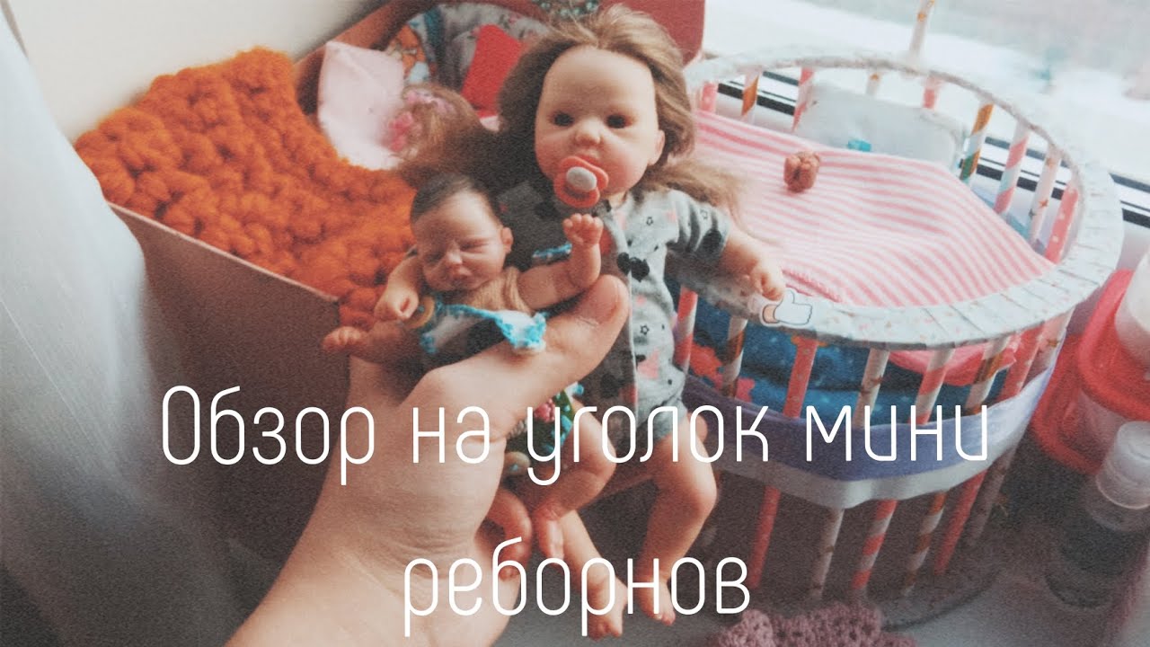 Обзор на уголок мини реборнов!