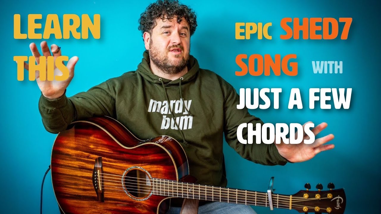 Guitar Lesson - Shed 7 - How To Play - Chasing Rainbows - Capo Version - Easier To Play