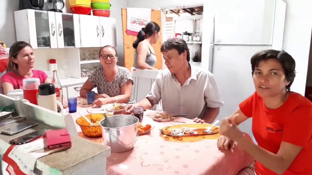 ALMOÇO NA CASA DA CILENE