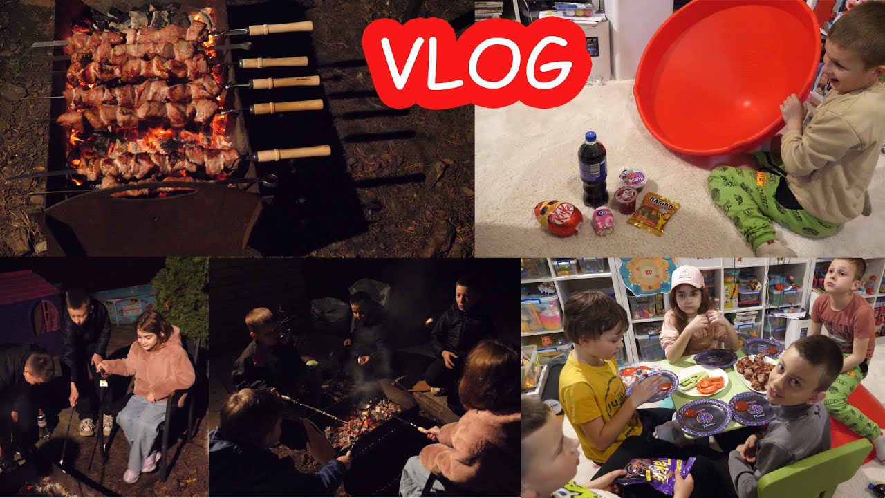 VLOG Ура! Приехали! Шашлыки и маршмеллоу