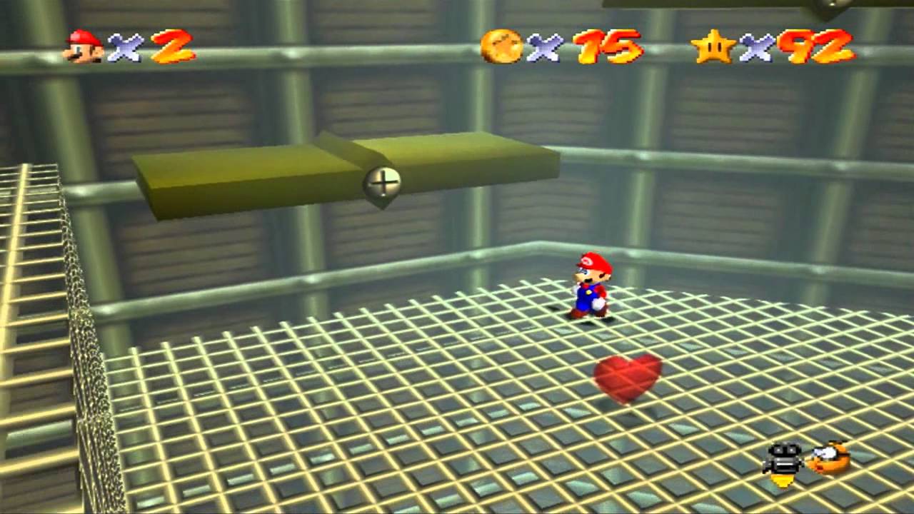Super Mario 64 - Horloge Tic-Tac - Etoile 6 : L'heure pile pour les pi&egrave;ces