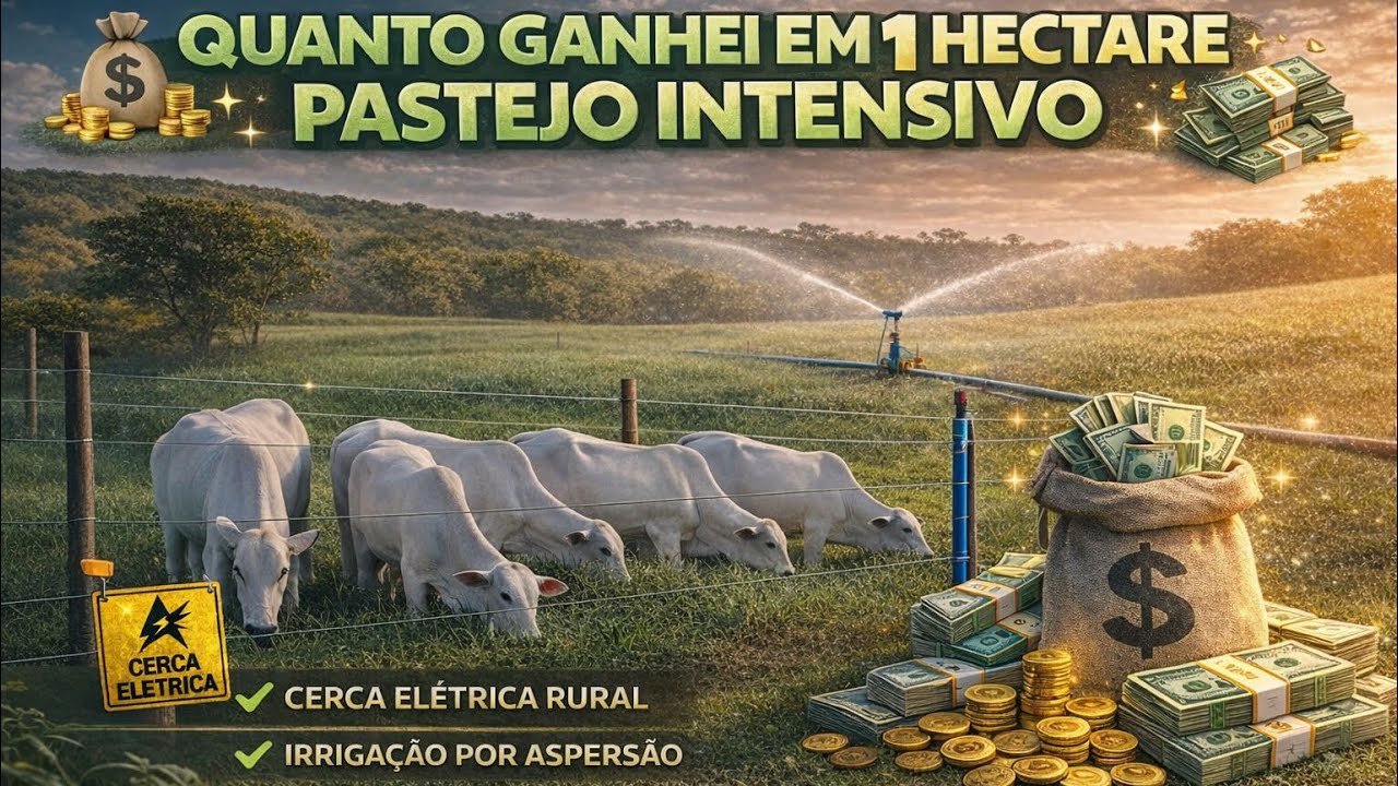 Resultados do Rota 1700: rotacionado irrigado, adubado, cerca elétrica e suplementado.