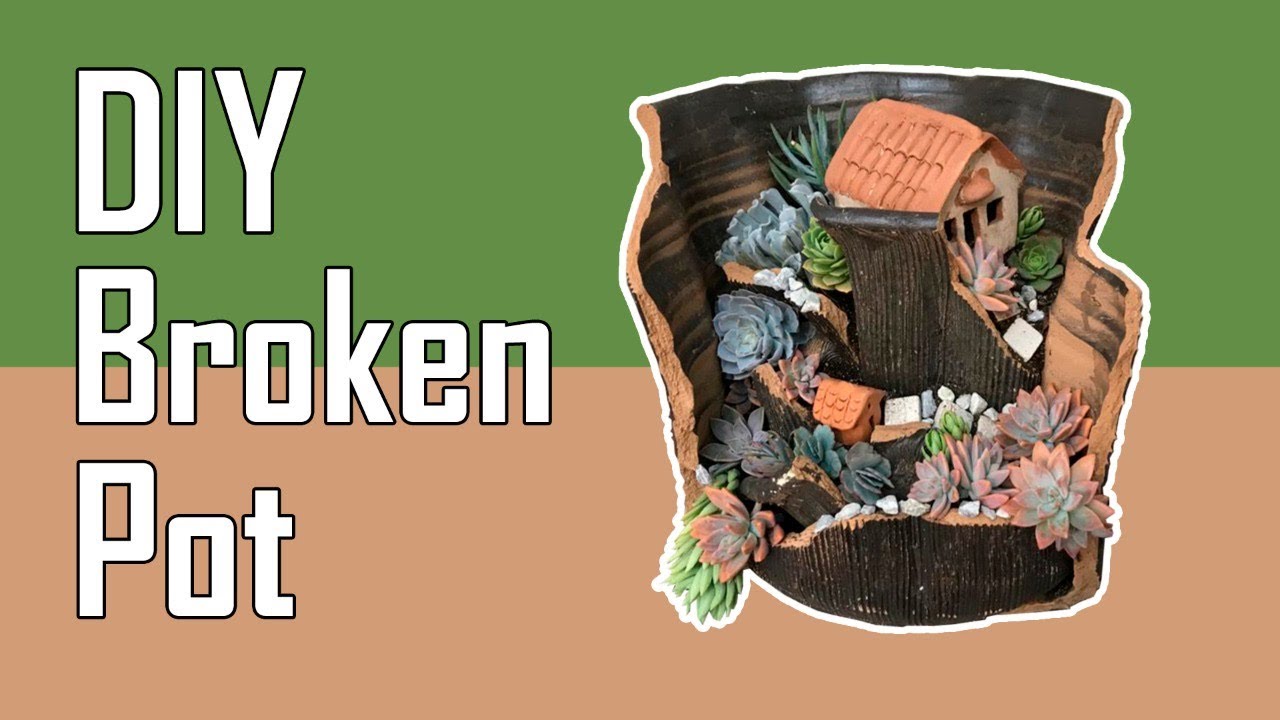 Maceta Quebrada 🧚 | Fairy Garden in a Broken Pot