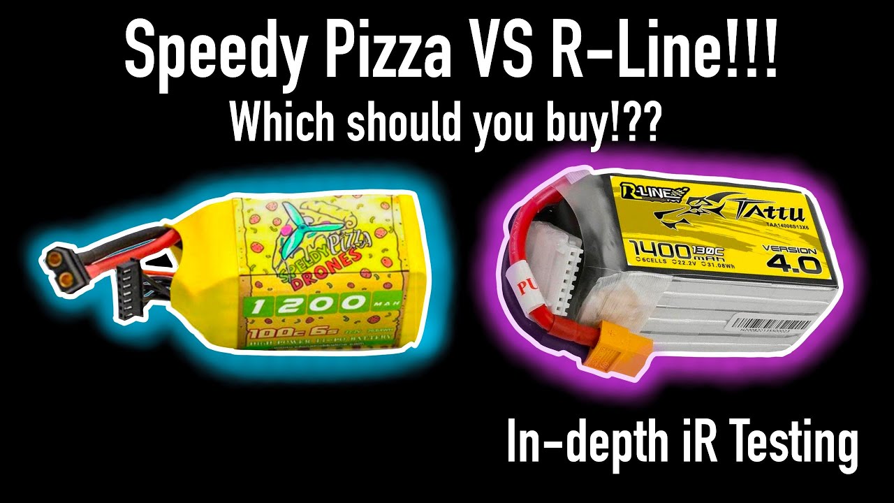 Tattu R-Line VS CHLN Speedy Pizza - Who is best??! Battery iR Testing