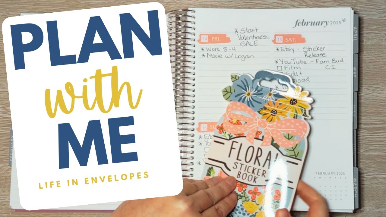 Plan With Me / Functional Planning / Erin Condren Compact Vertical / February 2025