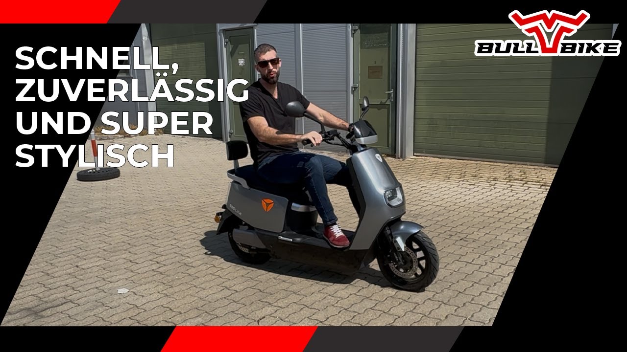 BULLBIKE Manzini Yadea E8S Elektro Scooter 600W 72V 23Ah 25 km/h/ Graphen Batterie  Schnellladegerät