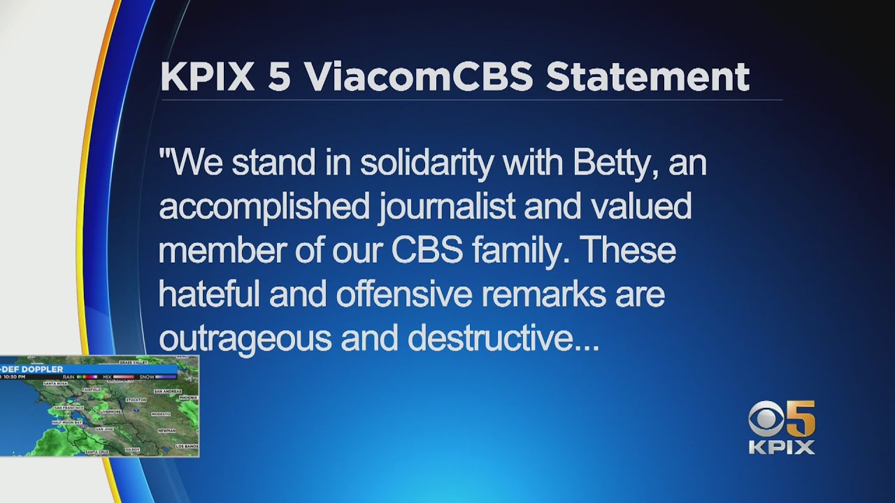 KPIX 5 ViacomCBS Issues Statement Condemning Racist Attack On Reporter Betty Yu