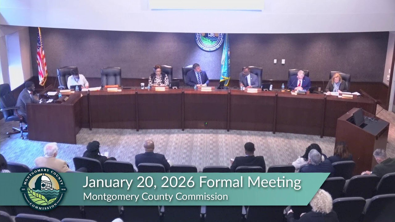 Montgomery County Commission Formal Meeting 1-20-2026