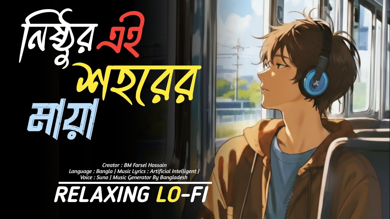 নিষ্ঠুর এই শহরের মায়া | New Bangla Emotional Song 2026 | Sad Songs | Lofi Songs | Official Music