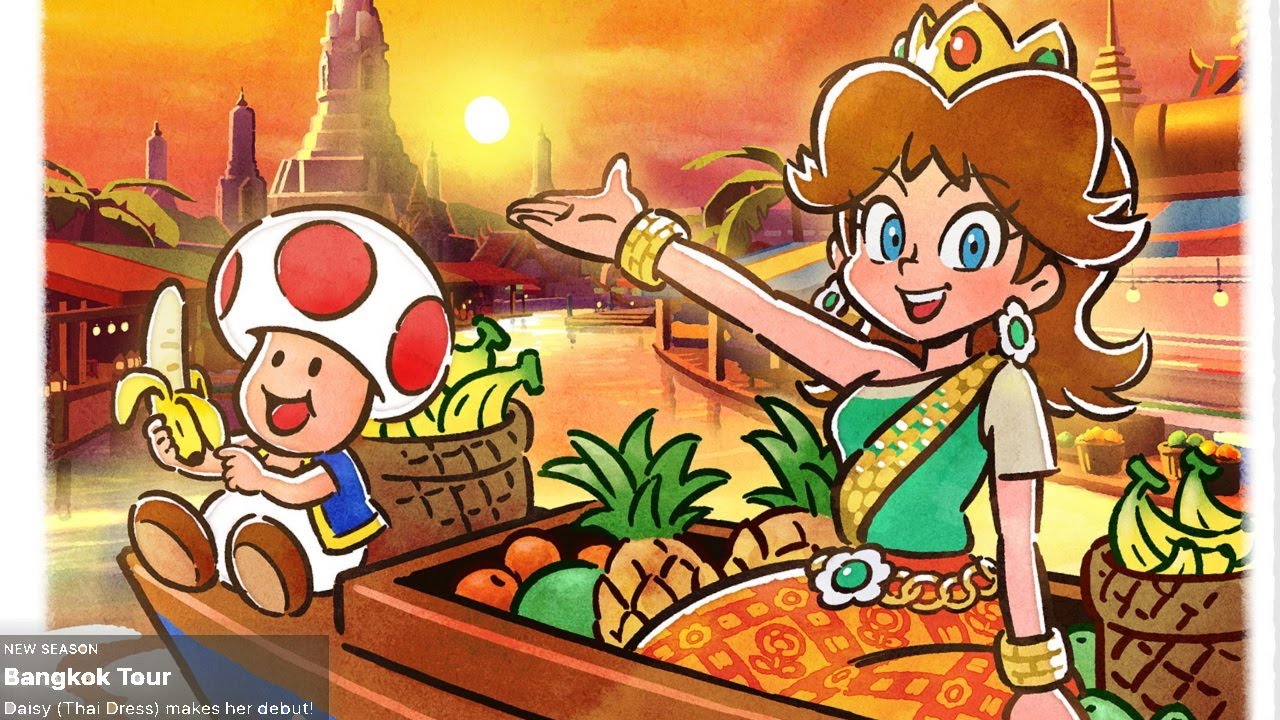 Mario Kart Tour | Let's Play Bangkok Tour + Daisy (Thai Dress) and new circuit: Bangkok Rush - ITA