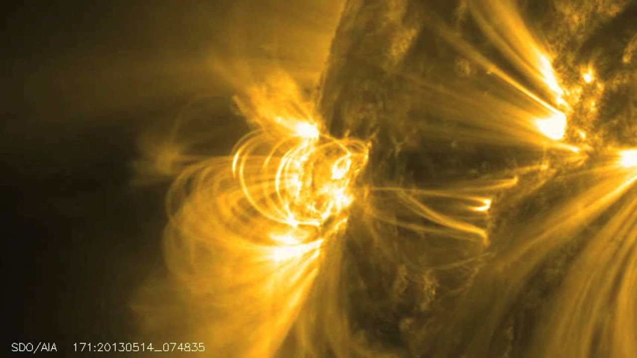 NASA SDO - X-Class Solar Flares; A Close-Up View (May 13-15, 2013)
