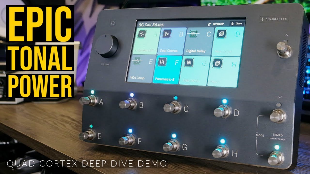 ЭПИЧЕСКАЯ ТОНАЛЬНАЯ МОЩЬ | Демонстрация глубокого погружения в Neural DSP Quad Cortex | ТОМ КУЭЙЛ