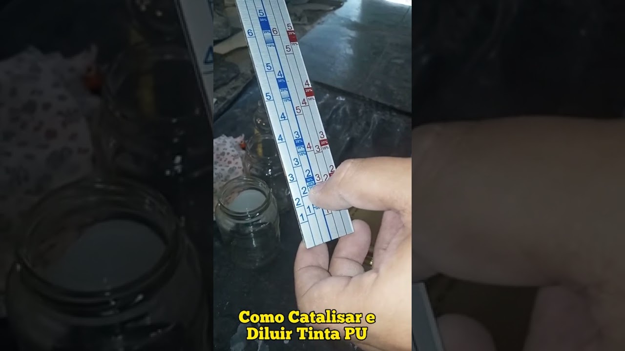 Como Catalisar e Diluir Tinta PU Automotiva R&aacute;pido e F&aacute;cil