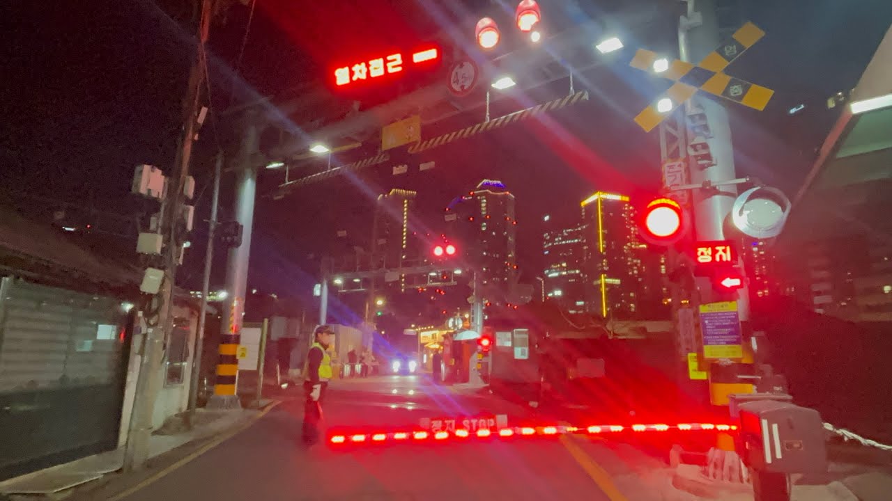 용산 백빈건널목 모음1탄