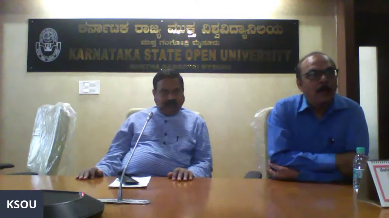 Orientation Program - MA Kannada - KSOU - 20-01-2021