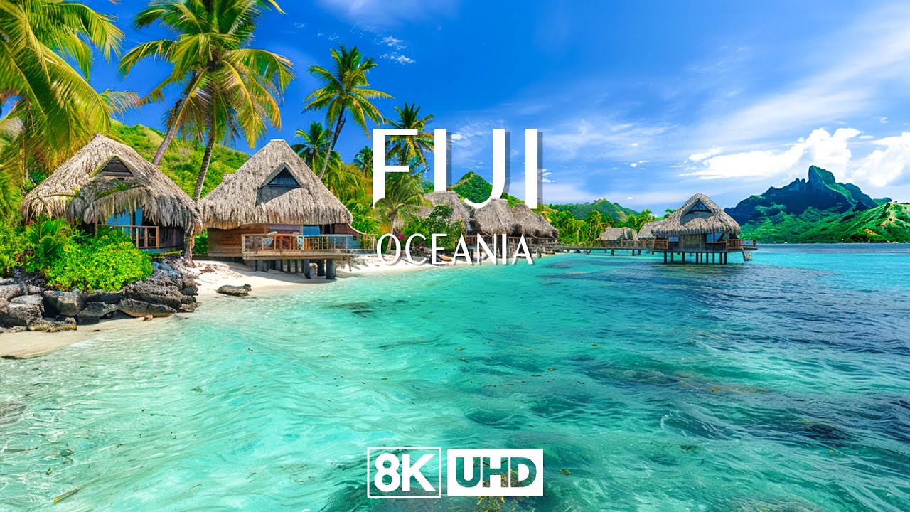 Fiji 8K UHD (60fps) - Beautiful Natural Landscape Film With Soft Piano Music