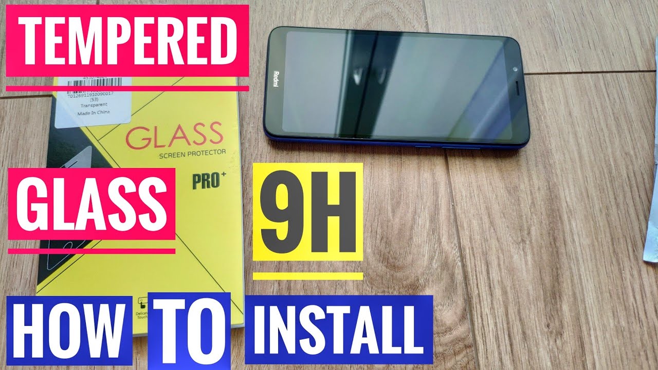 [How to] install Tempered Glass (Amazing H+ PRO) Xiaomi Redmi 7A [4K UltraHD]