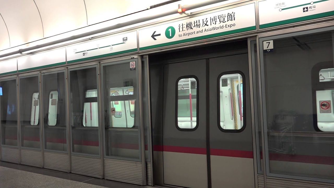 【**殺出韓流】港鐵 AEL K-Train (V616/V816*) 駛離香港站一台 (不載客)