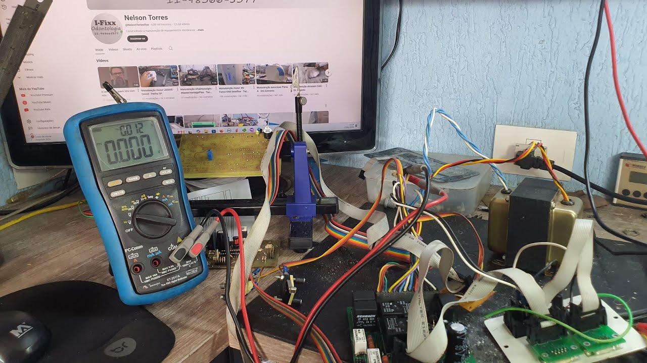 Manutenção sistema de controle cadeira odontológica Mod: JV2MVHM - Tec Rudson SP.
