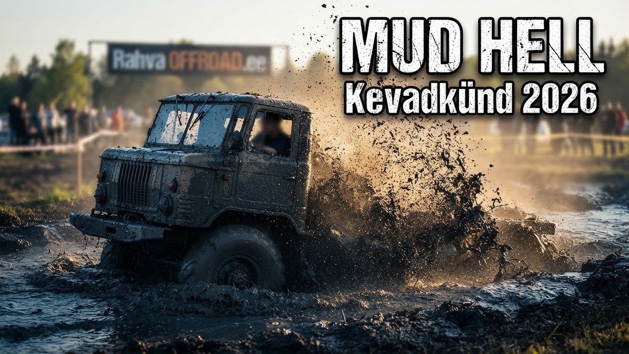 Грязевой АД на Kevadk&uuml;nd 2026: Грузовики 4х4 против бездорожья! 🚜🔥