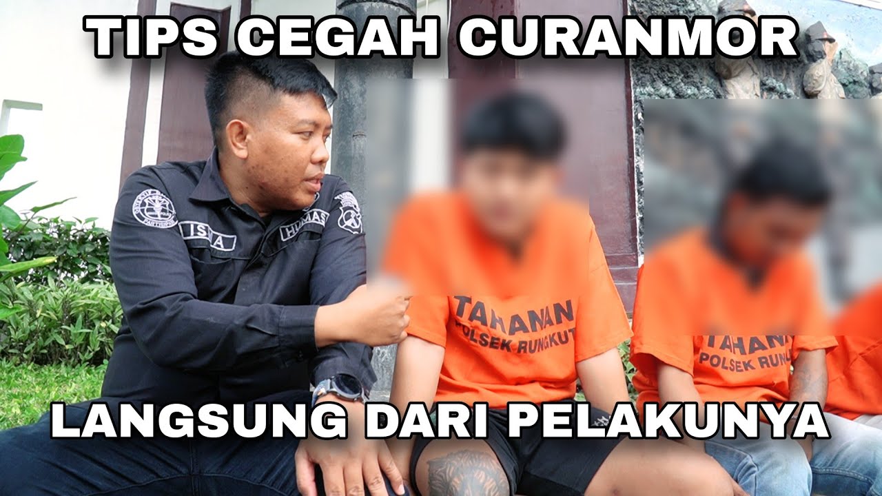 Begini Tips Cegah Curanmor Langsung Dari Pelakunya..!!
