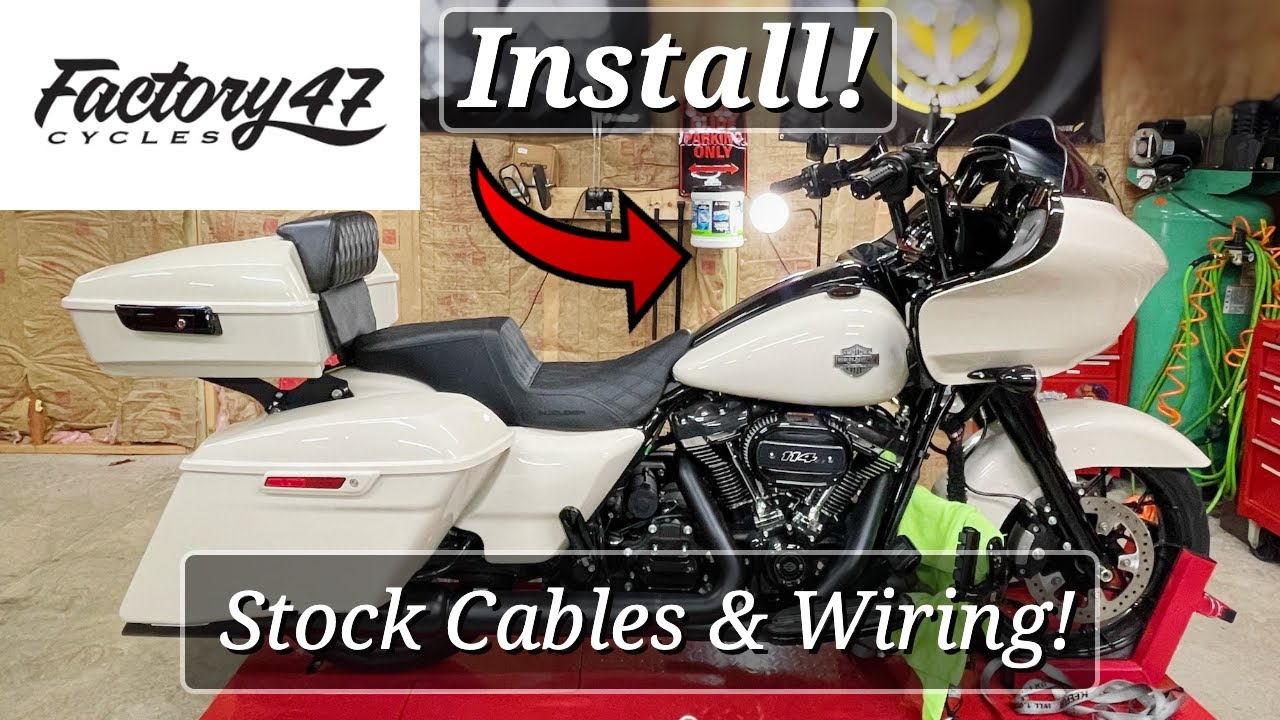 Установка руля Factory 47 на Harley Davidson Road Glide Special 2022 года