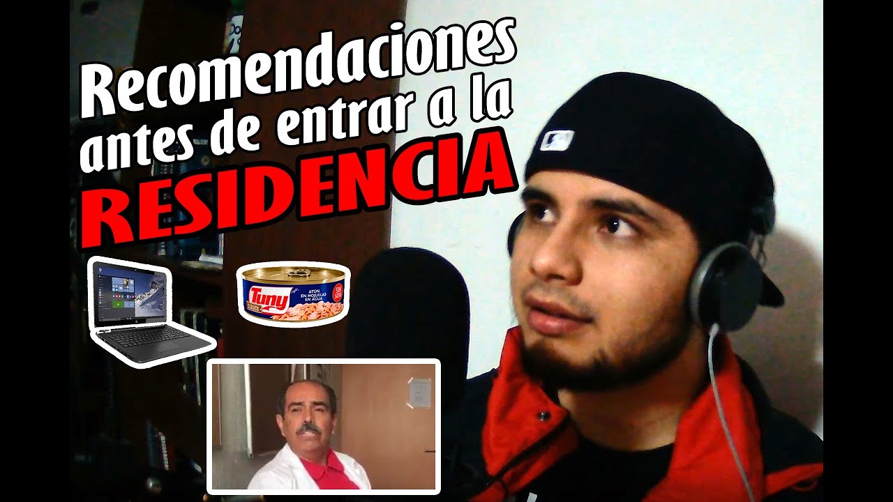 Recomendaciones antes de entrar a la residencia || Dr Garcia