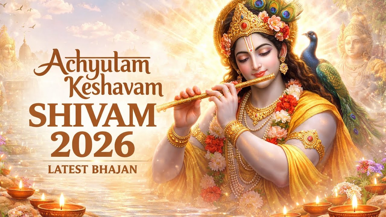 Achyutam Keshavam Shivam | Krishna Bhajan 2026 | Peaceful Divine Bhajan