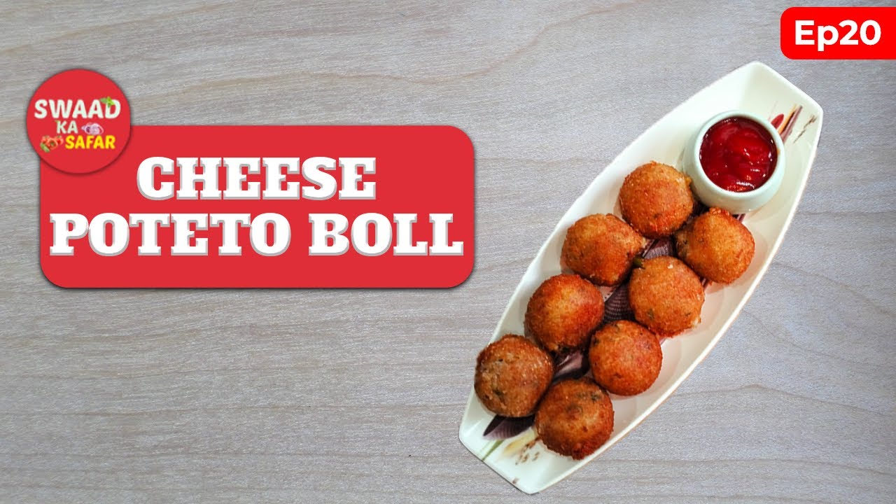 Crispy & Cheesy Potato Ball Recipe by Swaad ka Safar #cheesy potato balls #potato