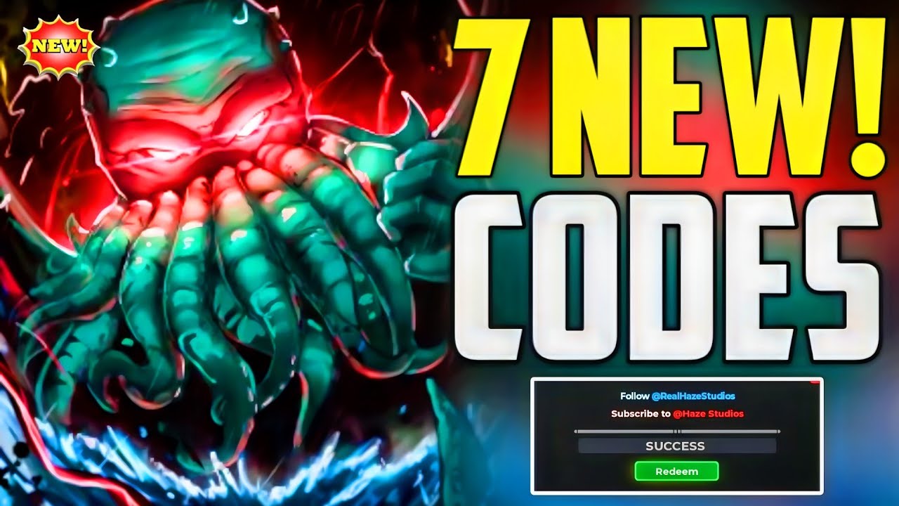 [CTHULHU + DUAL DARK BLADE]💫NEW ALL💫 UPDATE CODES -  HAZE SEAS ROBLOX CODES 2026 - HAZE SEAS CODES 