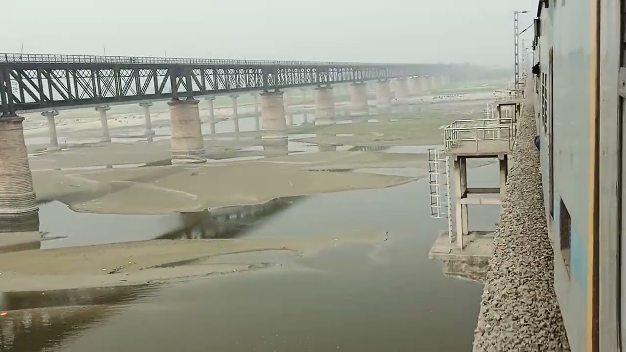 प्रयाग गंगा क्रासिंग 🚂🚃 indian railway 
