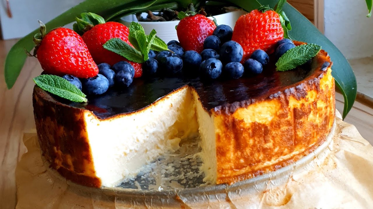 🔝Tam Kıvamında Muhteşem Meşhur San Sebastian Cheesecake ‼️ Bütün Püf Noktalarıyla ✔✔✔
