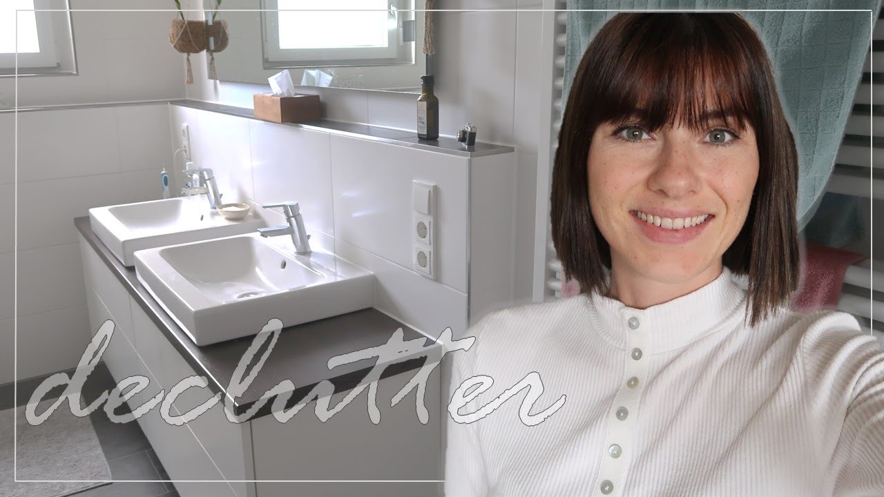 MINIMALISMUS MITTWOCH: BADEZIMMER AUSMISTEN