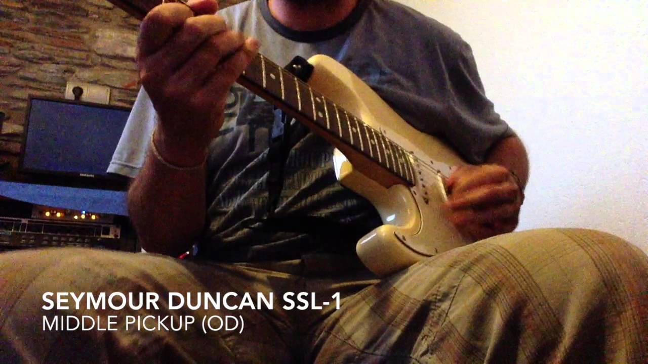 1996 Fender Stratocaster American Standard - Seymour Duncan SSL-1 vs stock pickups