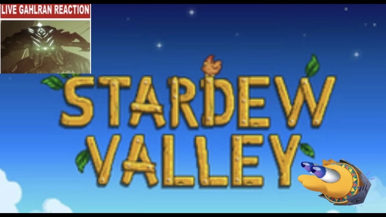 screwing around in stardew valley