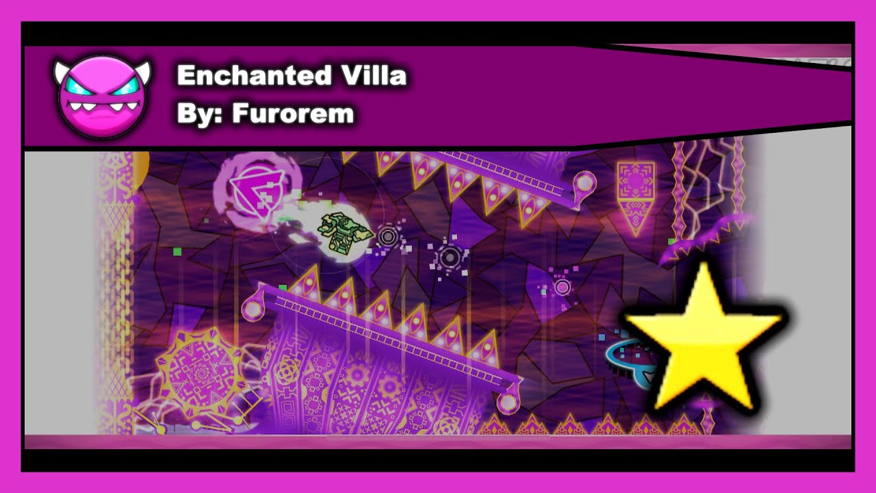 [DEMON LEVEL] Geometry Dash - Enchanted Villa by Furorem (100% Complete)