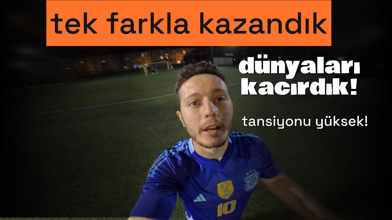 Halısaha Maçını Tek Farkla Kazandık!!!