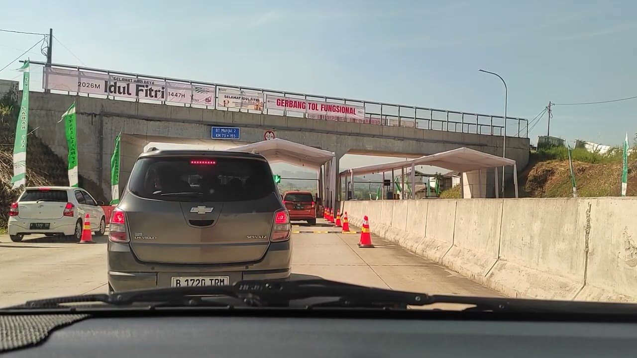 Mudik... Nyobain Tol Bocimi - Karang Tengah. 
