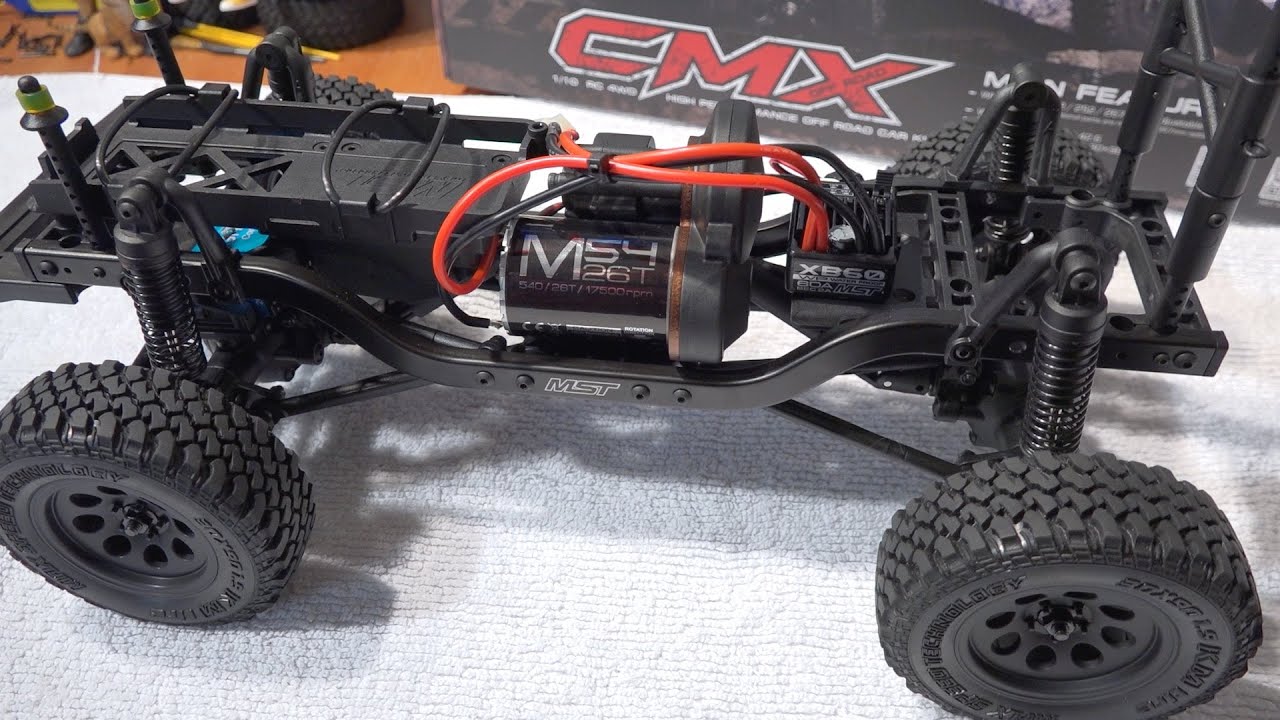 Обзор и сравнение шасси MST CMX Scale Crawler с Tamiya CC-01